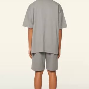 Unisex 300gsm Heavyweight Crew Neck Hoodies Orgánico 100% Algodón Tallas grandes Más alta calidad Bajo MOQ Camisetas para hombres - Product Image 4