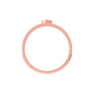 Anillo fino chapado en oro de 14K/18K de lujo personalizable para mujer VS Clarity Round Lab Diamond Compromiso Aniversario Regalo Anillo de bodas - Product Image 5
