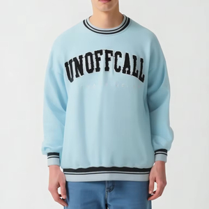 Pull en coton personnalisé OEM ODM pour hommes Pull en coton 100 pour cent Pull en coton imprimé de logo personnalisé Sweatshirtrs pour hommes - Product Image 3