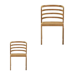 Venta al por mayor al aire libre silla moderna de madera restaurante Silla de comedor para muebles de jardín al aire libre con precio razonable - Product Image 4