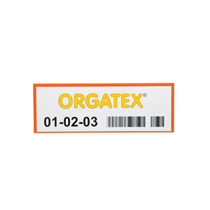 KAN-Label Copertura Etichette / Copertura Kanban 1/3 DIN A4, Arancione, 50 pz. / Confezione - KAN-LABEL1/3DIN/8 - Product Image 1