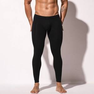 Collants de course respirants, à séchage rapide, résistants à l'eau, en coton élastique, en fibre de bambou, leggings de compression pour hommes, taille personnalisable - Product Image 4