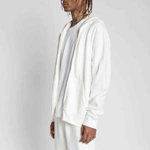 เสื้อฮู้ดดี้ระบายอากาศได้ดีสำหรับผู้ชายเสื้อมีฮู้ดพิมพ์โลโก้ทรงโอเวอร์ไซส์แบบมีซิปสำหรับฤดูหนาว - Product Image 4