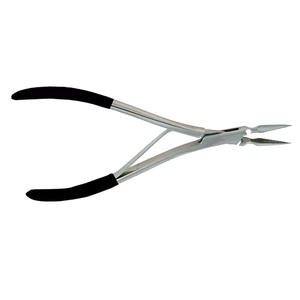 Pince à éclats à poignée enduite noire Double ressort en acier inoxydable Virtus Splinter Forceps Box Joint - Product Image 4