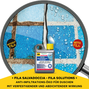 FILA SALVADOCCIA Mastic anti-infiltration pour joints de salle de bain, prévention de la moisissure, protecteur de coulis, bloque les infiltrations, respirant - Product Image 3