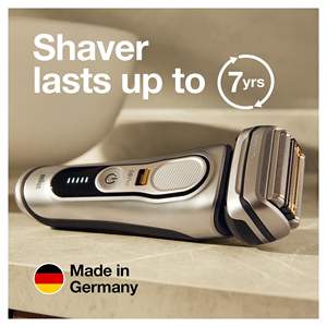 Rasoir électrique rechargeable pour homme, rasoir rotatif à cinq lames, utilisation humide/sèche, station de nettoyage et de charge, étanche IPX7, idéal pour les applications en camping-car - Product Image 5