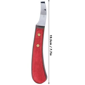 ใหม่มีดกีบม้าหลากสีงานทำมือเครื่องมือสัตวแพทย์ขนาดเล็กพร้อมมีดห่วงป้องกันการลื่นไถล - Product Image 2