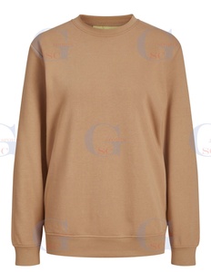 Sudadera de lana para mujer hecha a medida de alta calidad, diseño de cuello redondo, largo, invierno, directo de fábrica, precios baratos, logotipo personalizado - Product Image 4