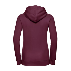 Sudaderas con capucha de manga larga de lana sólida personalizadas para mujer con cremallera y diseño impreso en la parte delantera para la temporada de invierno - Product Image 3