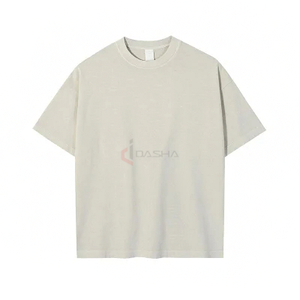 2024 verano adultos gran tamaño 100% algodón camiseta peso pesado alta calidad logotipo personalizado impresión al por mayor camiseta personalizada - Product Image 6