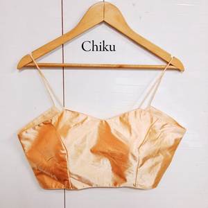 Belle Gajji soie Saree Blouse cousu ethnique nouilles sangle traditionnelle indienne fête porter pour Sexy Occasions Diwali Festival - Product Image 1