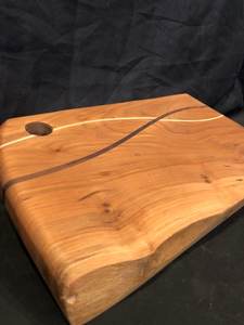 Tabla de Cortar y Bandeja para Servir de Madera, Duradera, Forma Rectangular, 12 mm de Grosor, Apta para Lavavajillas - Product Image 5