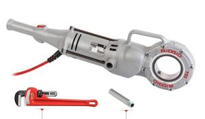 Nuevo Roscador de Tubos Manual de 120 Voltios Modelo 41935 700, Compatible con Cabezales de Roscado RIDGLD' 12-R, 00-R, 00-RB y 11-R, Color Plateado - Product Image 5