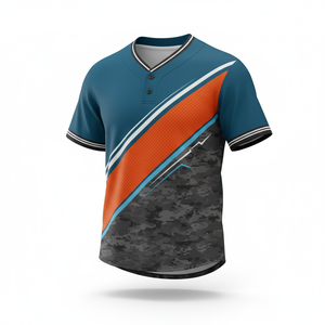 Dernier maillot de baseball personnalisé de haute qualité bas quantité minimale de commande Nouveau design Sublimation Impression numérique Summer Baseball Softball Wear Baseball - Product Image 4