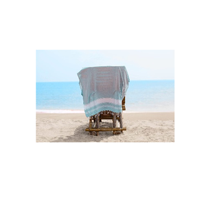 Toalla de playa de algodón reciclado suave con estampado Digital Floral 2023, manta de baño sin arena de alta absorción para piscina, secado rápido, superventas - Product Image 2