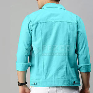 Veste en jean personnalisée en gros fabrication d'usine nouveauté veste d'hiver en jean à manches longues pour hommes - Product Image 4