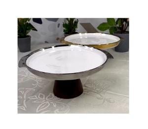 Wire Iron Gold Color Chocolates Bowl With Glass Lid Attractive Design <b>Sweets</b> Snacks Bowl At Cheapest Prices - Product Image 5