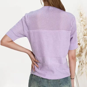 T-shirts pour femmes de haute qualité, vente en gros de chemises pour femmes, manches courtes, mode unisexe, t-shirts à col rond - Product Image 4