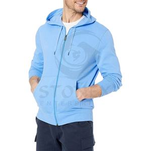 Sudadera con capucha personalizada 320gsm 100% algodón-polar con cremallera completa Sudadera con capucha de peso personalizado ropa de invierno/sudaderas con cremallera para unisex. - Product Image 1