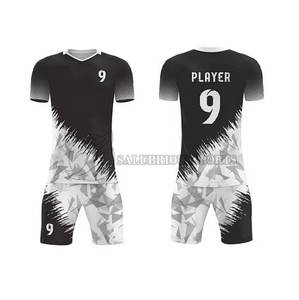 Camiseta de Fútbol de Alta Calidad 100% Poliéster, Uniforme de Fútbol con Impresión Personalizada, SALUBRIOUS SPORTS SS-1409, Precio Bajo - Product Image 3