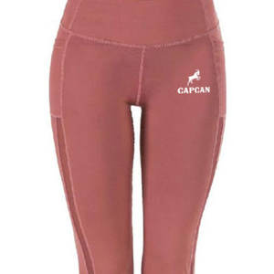 Leggings de yoga de gymnastique taille haute personnalisés pour femmes Capcan de conception sans couture en coton tricoté respirant Style décontracté international - Product Image 5