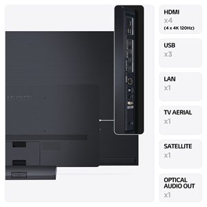 Televisor Inteligente 4K de 77 Pulgadas con Control Remoto, Pantalla de Alta Definición - Product Image 2