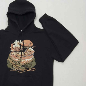 Sudadera con capucha OEM para hombre 2025 logotipo impreso personalizado 100% poliéster con mangas largas suministro ODM para invierno - Product Image 2