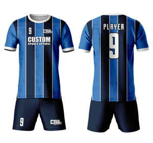 Nouveauté 2024 Uniformes de football personnalisés Sublimation Polyester Uniformes de sport de football à séchage rapide pour hommes - Product Image 1