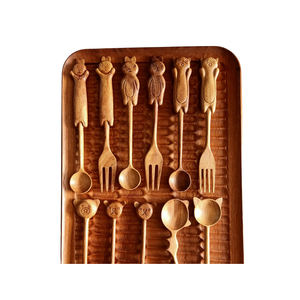 Cuchara de Madera Moderna de Alta Calidad con Acabado Espejo, Utensilio de Cocina Desechable para Uso Diario y Fiestas - Product Image 5