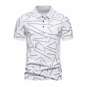 Polos T-shirt polo pour hommes de haute qualité, fabriqué en usine, confortable et décontracté à manches courtes avec polos faciles à porter Service OEM - Product Image 4