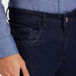 กางเกงยีนส์ผู้ชาย ดีไซน์ใหม่ ผู้ผลิต OEM จัดส่งเร็ว MOQ ต่ำ ราคาส่ง กางเกงผู้ชายแบบฟอก - Product Image 4