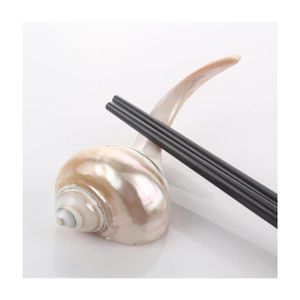 COQUILLE EN FORME D'ESCARGOT UNIQUE CHOPSTICK REST STAND EN GROS MEILLEUR PRIX CHOPSTICK TITULAIRE FABRIQUÉ AU VIETNAM - Product Image 2