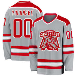 Premium Quality Custom Colour Ice Hockey Jersey Popular Design with Team Name OEM Personalized at an Price for Adults - Product Image 1