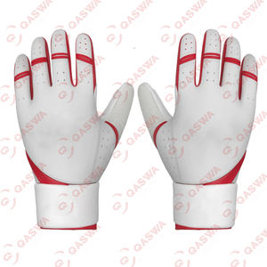 Gants de frappeur de baseball en cuir de vachette 100% originaux à prix compétitif Top vente votre propre logo gants de frappeur de baseball - Product Image 1