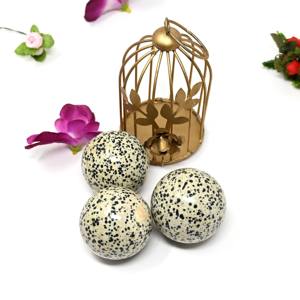 Vente en gros de sphères d'agate jaune naturelle écologique, pierres artisanales en cristal, boules d'agate polies, gaufrées, pour la lithothérapie - Product Image 4