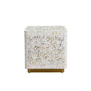 Meubles indiens artisanaux de la meilleure qualité - Console en incrustation d'os, table de chevet en nacre, maison, hôtel, restaurant - Product Image 3