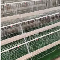 Cages à étages en forme de A à 4 niveaux à prix réduit