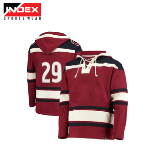 Ropa deportiva, chaqueta de hockey sobre hielo, ropa, camiseta, camiseta de alta calidad OEM, Sudadera con capucha de hielo personalizada, uniforme de Jersey de hockey con logotipos personalizados - Product Image 4
