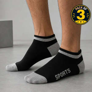 Calcetines Deportivos de Tobillo Tejidos de Alta Calidad para Ciclismo, Transpirables y Acolchados, con Logotipo Personalizado Disponible - Product Image 1