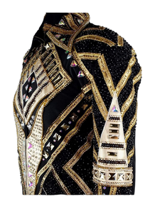 Chaqueta deportiva ecuestre con logotipo personalizado, chaqueta de equitación de nailon occidental de alta calidad, ropa cómoda para montar a caballo - Product Image 3