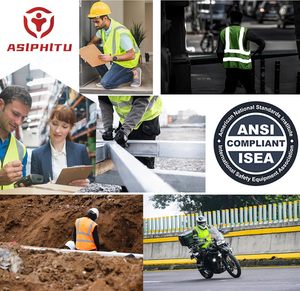 Factory Price Reflective <b>Safety</b> Vest Custom Logo High Visibility Construction Workwear Breathable Mesh <b>Safety</b> Jacket - Product Image 3