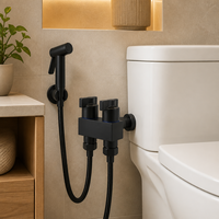 Kit de pulvérisation de toilette portatif, ensemble de douche pour salle de bain, pulvérisateur à jet en laiton, accessoires d'hygiène pour toilettes