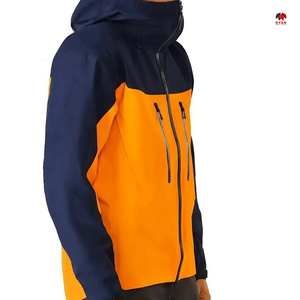 Veste softshell personnalisée pour homme, fermeture éclair écologique, tissu respirant, logo personnalisé - Product Image 3