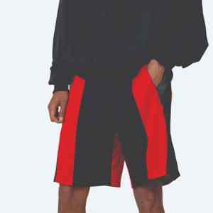 Pantalones cortos de malla con patrón sólido a la moda para hombre, ligeros y duraderos para entrenamientos deportivos, días relajados, estilo callejero - Product Image 3