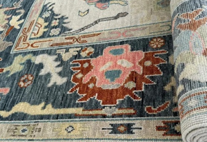 พรมขนสัตว์ทำมือโบราณ ทนทาน หลายสี ขนาด 8x14 9x12 ชุดพรมสำหรับสวดมนต์ สำหรับบ้านและพื้นห้องนั่งเล่น CR44 - Product Image 4