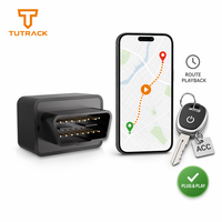 Localizador GPS 4G OBD en Tiempo Real con Aplicación para iOS y Android, Google Maps, GPS, BDS, LBS, Geofence, Detección ACC, Rastreador GPS OBD Antirrobo para Vehículos