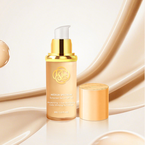 Base de Maquillaje 4 en 1 - Base de Maquillaje que Cambia de Color, Espectro Medio con SPF 50, Corrector Líquido de Larga Duración, Resistente al Agua, Natural - Product Image 1