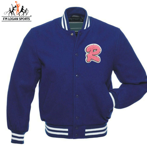 Reasonable Price Custom Design Long Sleeve Varsity <b>Jacket</b> Cotton Polyester Fabric Varsity <b>Jacket</b> For Men BY FM LOGAN <b>SPORTS</b> - Product Image 5