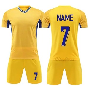 Ensemble de maillots de football personnalisés pour hommes et garçons, manches courtes, séchage rapide, vêtements de sport, couleurs et tailles personnalisées, 3D - Product Image 1
