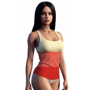 Débardeur respirant pour femme, entraînement en salle de sport, évacuation de l'humidité, débardeur écologique pour femme, nouveau design de débardeur pour femme - Product Image 2